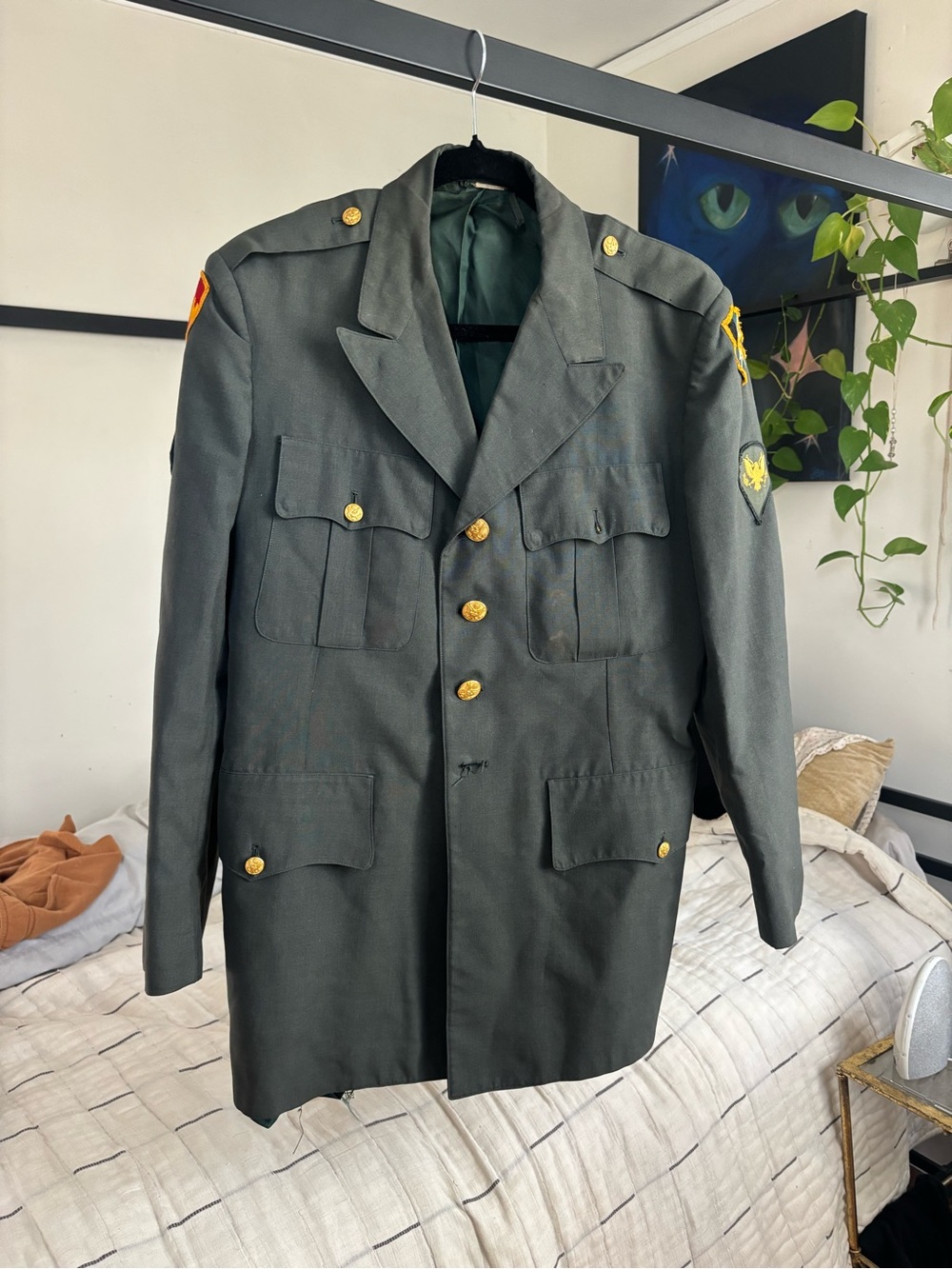 Vietnam War Era US Army Green Jacket